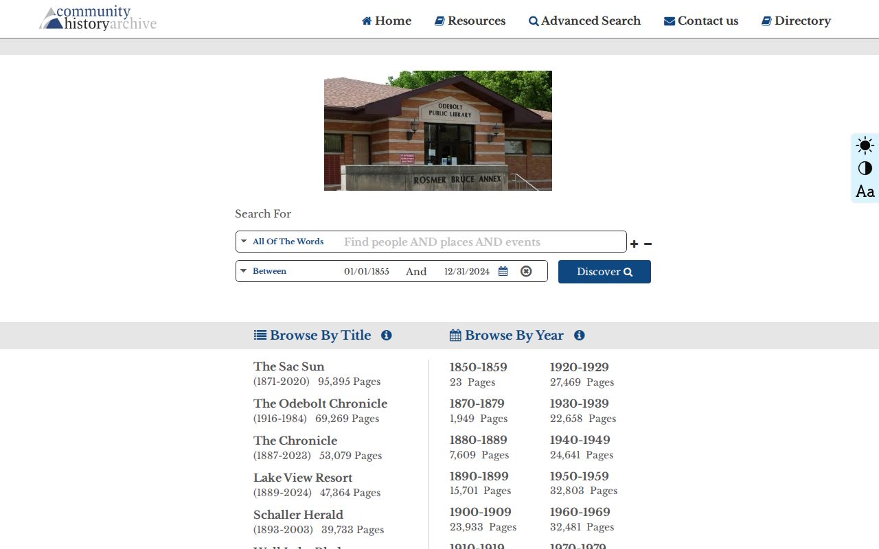 Sac County newspaper archive for historical arrest and court records